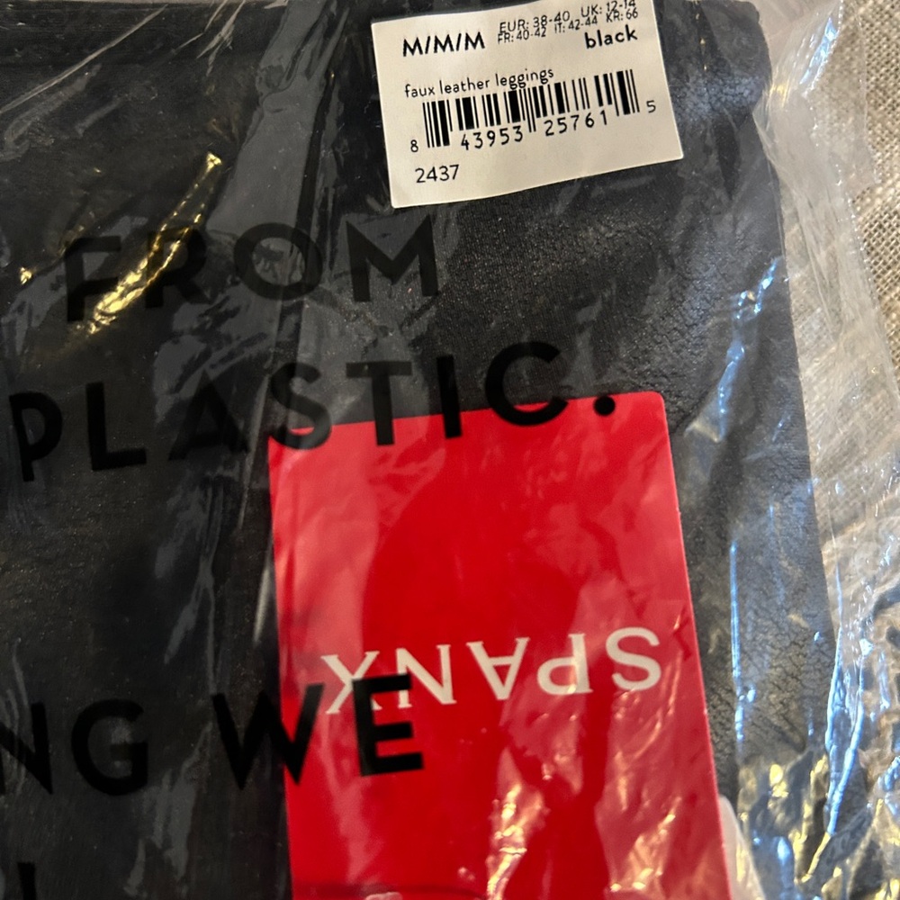Spanx Faux Leather Leggings